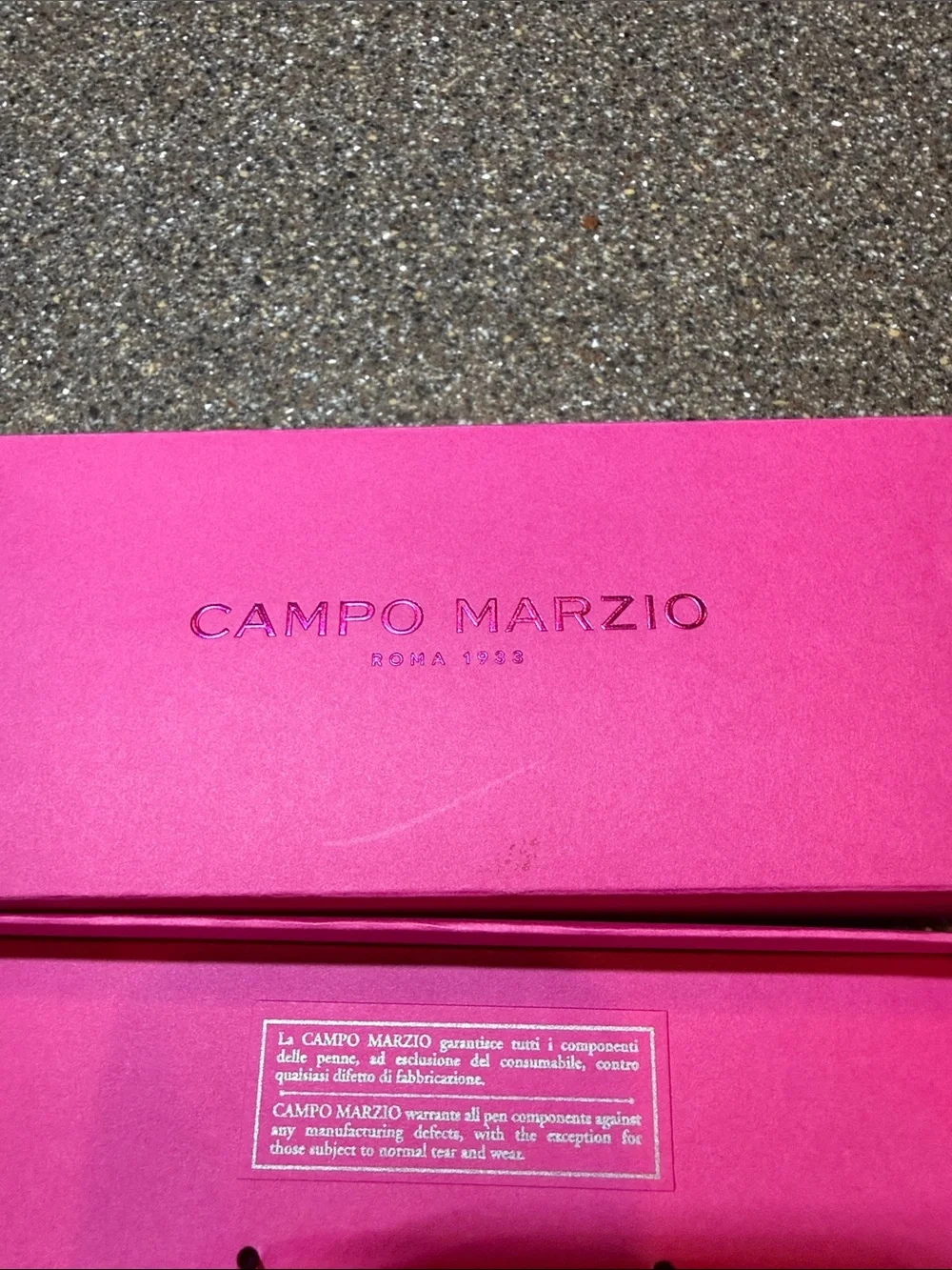 Campo Marzio Mipo Yellow Polka Dot Ballpoint Pen with Pink Gift Box